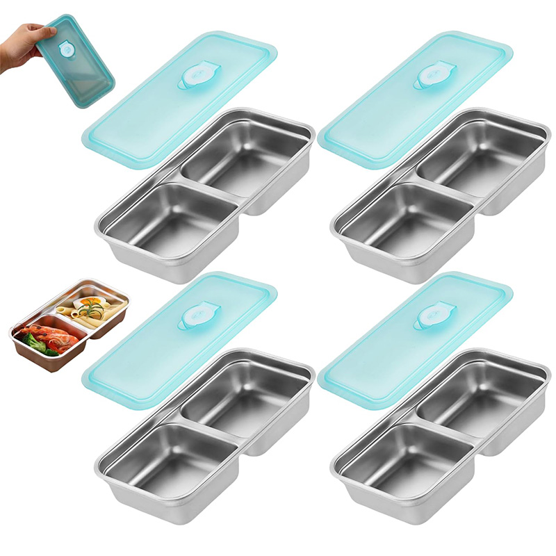 Bento Box - Portable Stainless Steel Fresh-keeping Box Food