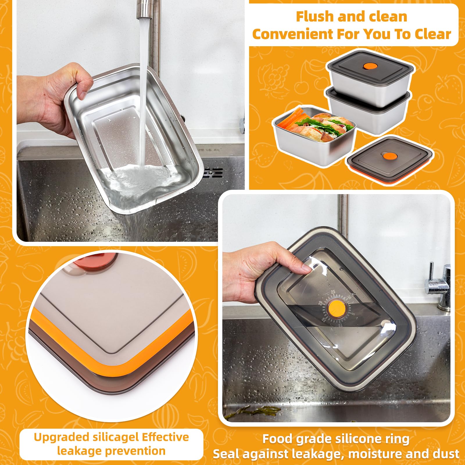 Stainless Steel Camping Lunch  - огляд і ціна Bento Box