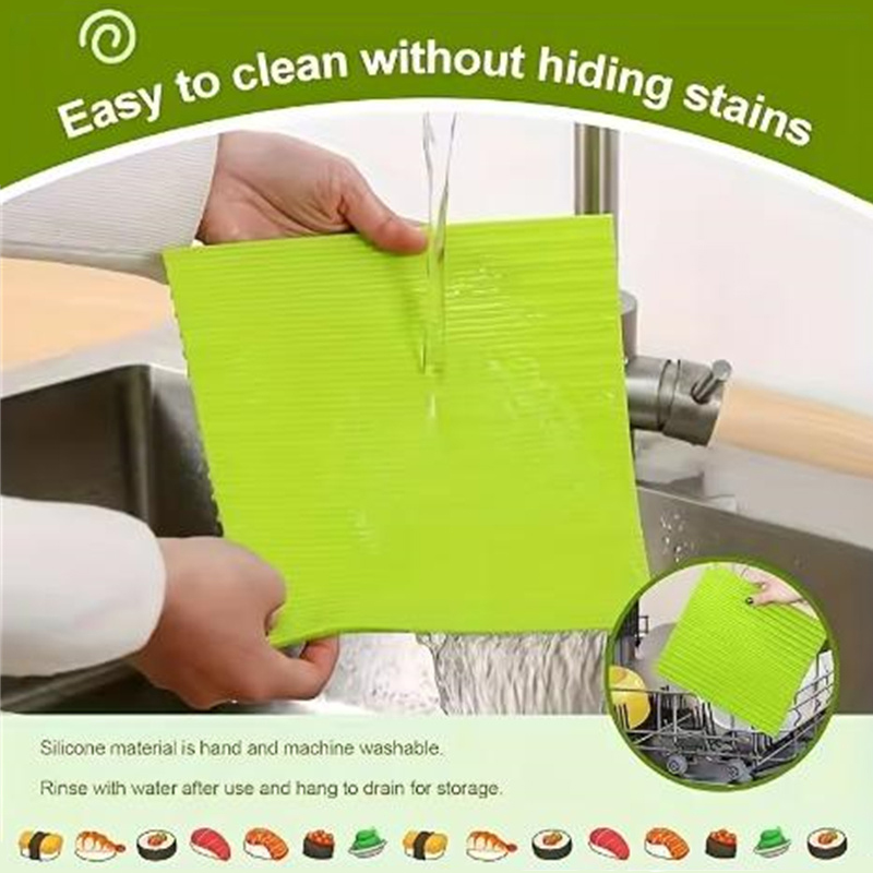 Reusable Silicone Sushi Roller - огляд і ціна Sushi Making Kit