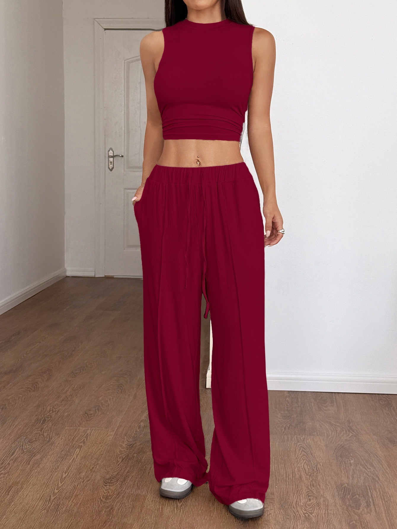 2 Piece Set Summer Y2k Tank Hi - огляд і ціна Matcha