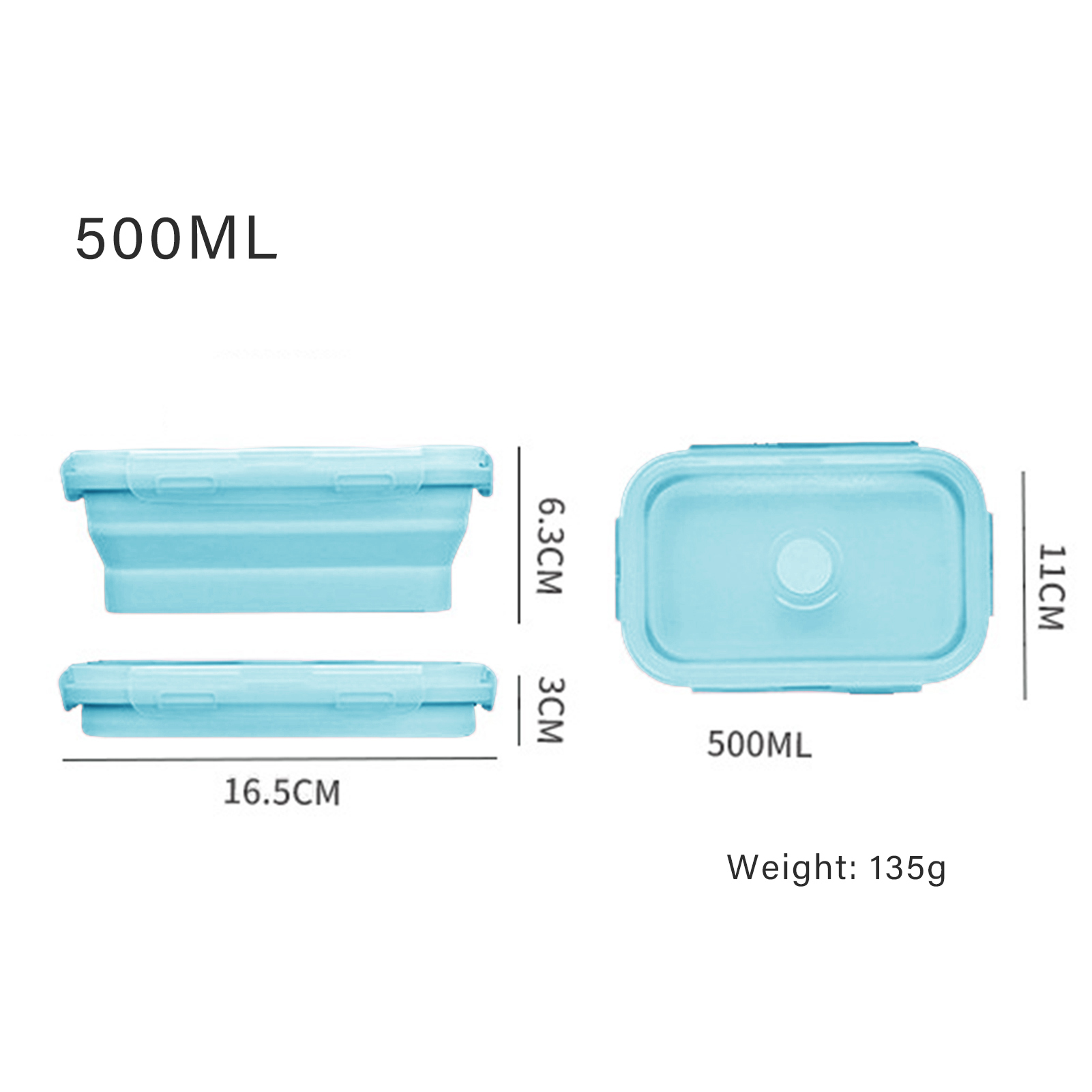 Silicone Lunch Box Food Grade  - огляд і ціна Bento Box