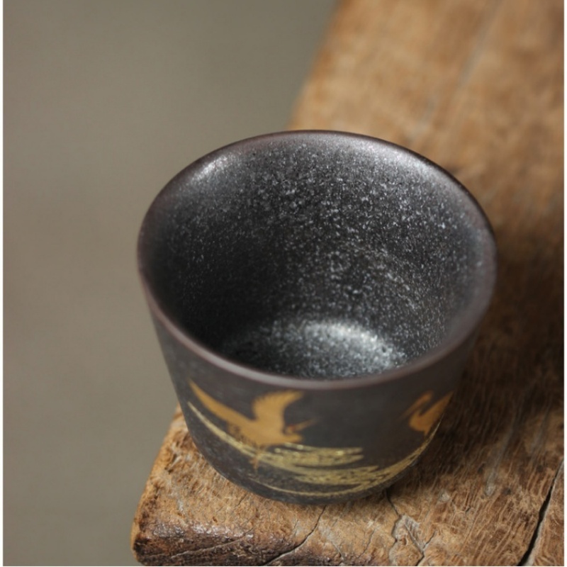 100ML Japanese Crane Tea Cup H - огляд і ціна Japanese Pottery