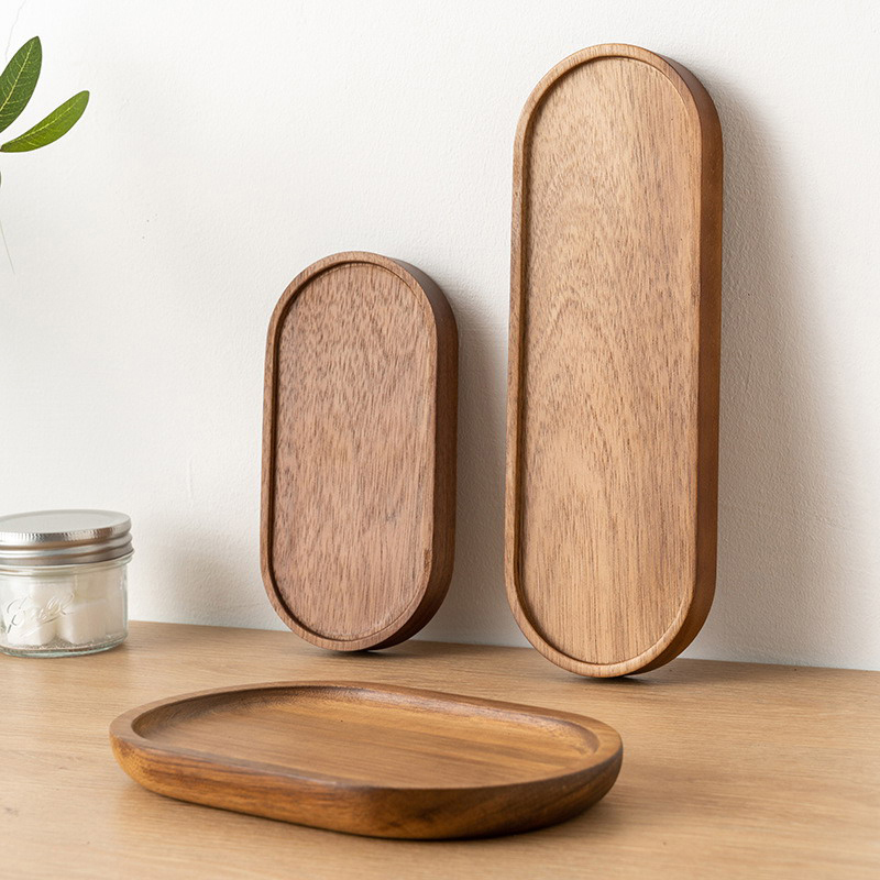 Tableware Solid Wood Dessert P - огляд і ціна Japanese Snacks