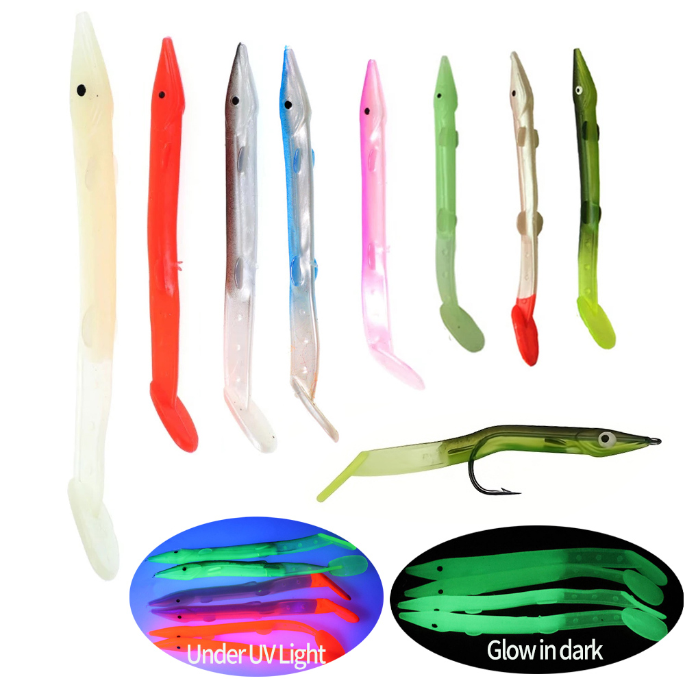 8pcs Soft Plastic Bait Fish Sa - огляд і ціна Furoshiki