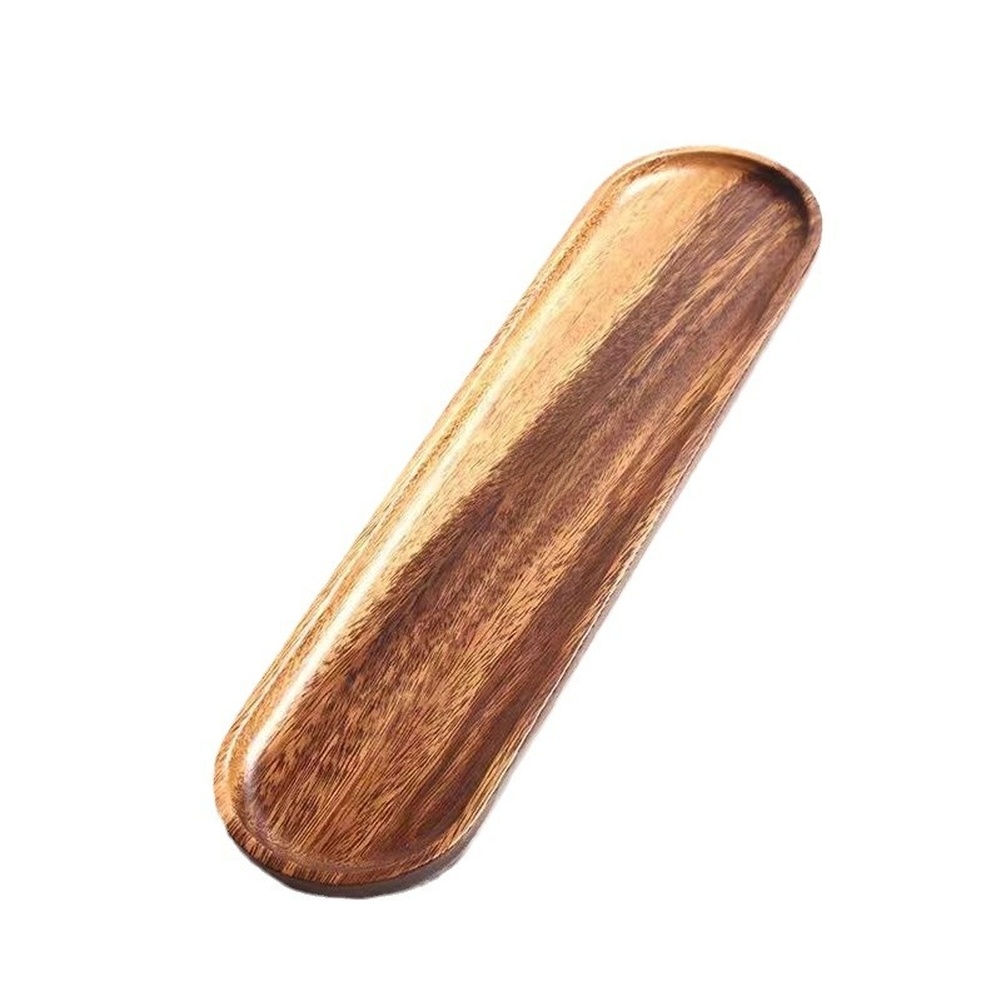 Walnut Wood Tray Tableware Rec - огляд і ціна Japanese Snacks