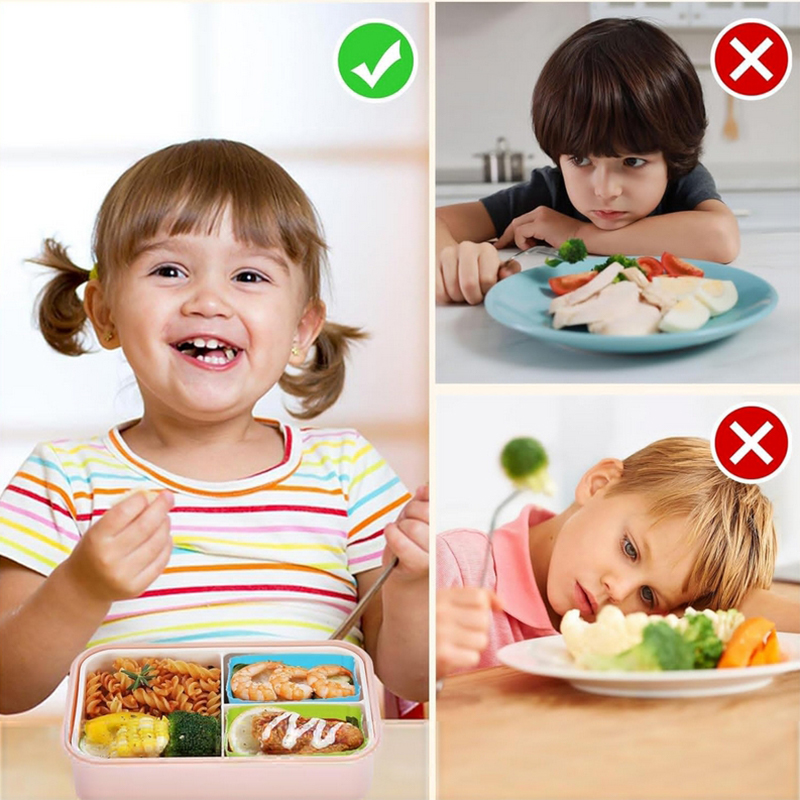 8PCS Silicone Lunch Box Divide - огляд і ціна Bento Box