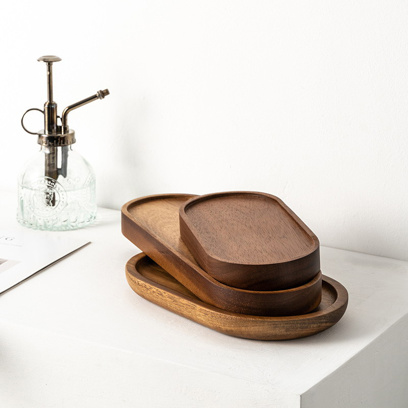 Tableware Solid Wood Round Des - огляд і ціна Japanese Snacks