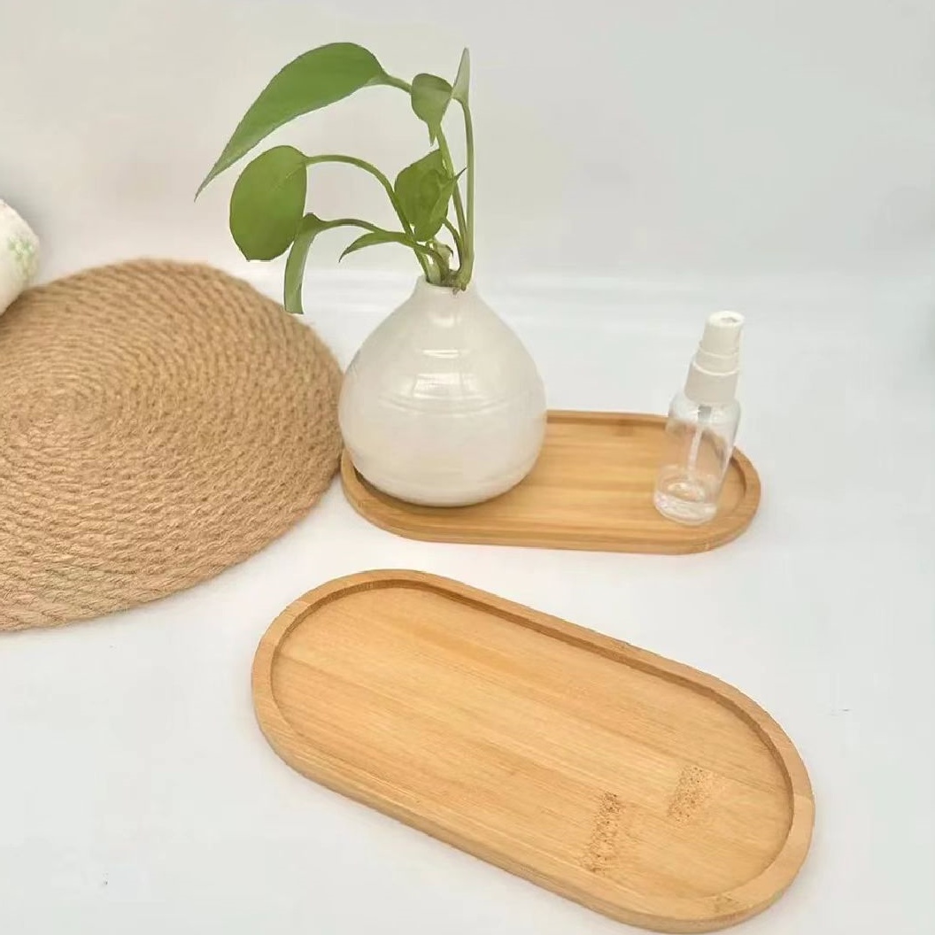 2Pcs/Wooden Tray Round Wooden  - огляд і ціна Japanese Snacks