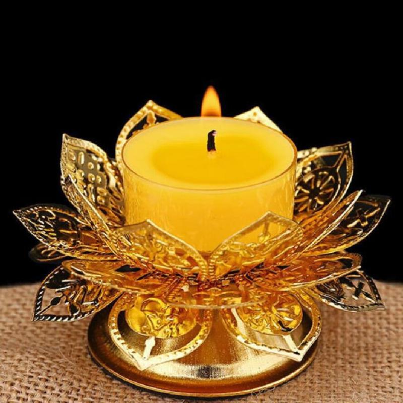 Tea Light Holder Gold Lotus De - огляд і ціна Incense Holder