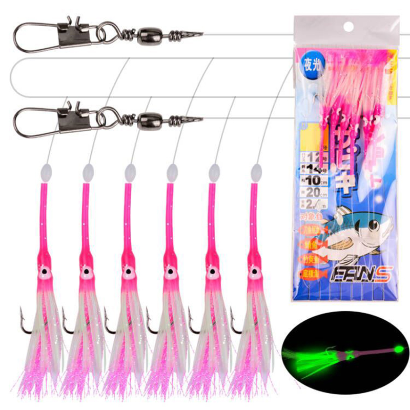 6-Hooks Luminous Octopus Macke - огляд і ціна Furoshiki